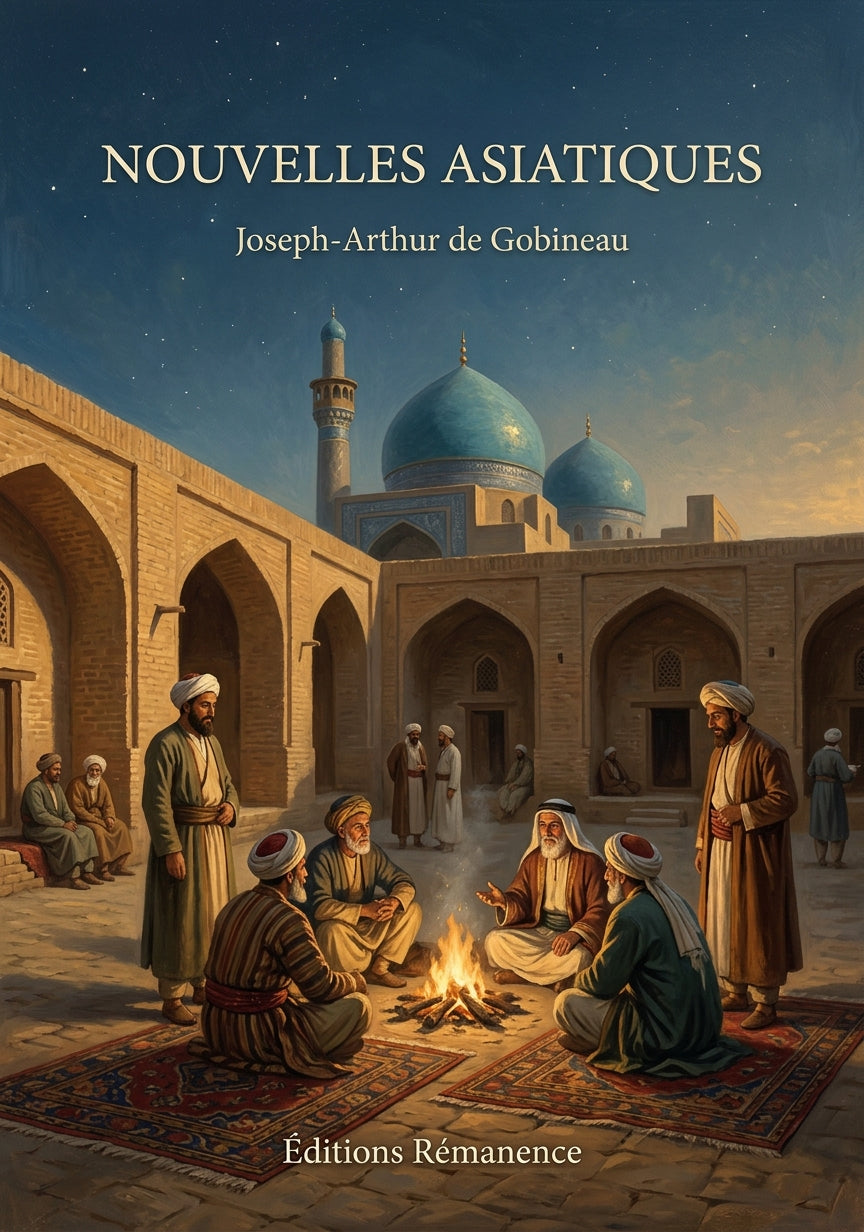 Livre Nouvelles asiatiques par Joseph-Arthur de Gobineau - Couverture - Editions Remanence