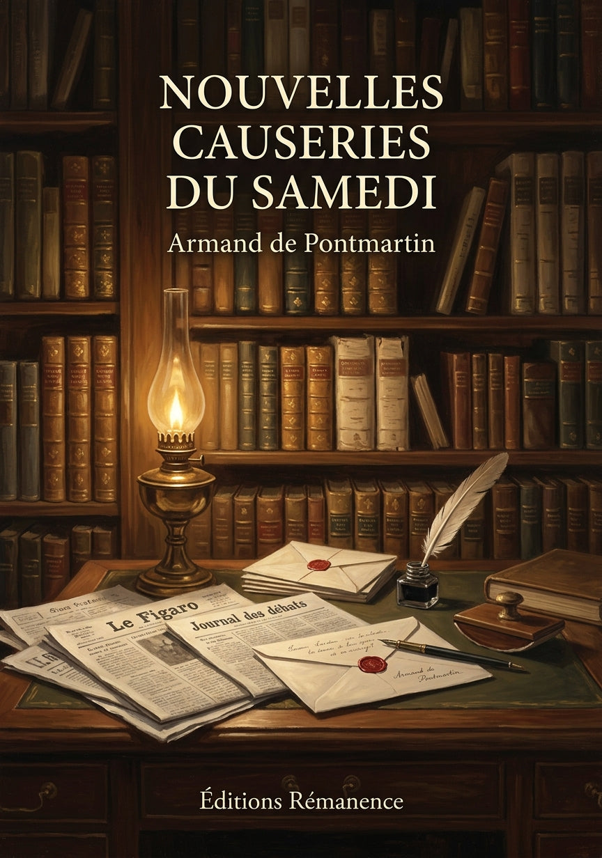 Livre Nouvelles causeries du samedi par Armand de Pontmartin - Couverture - Editions Remanence