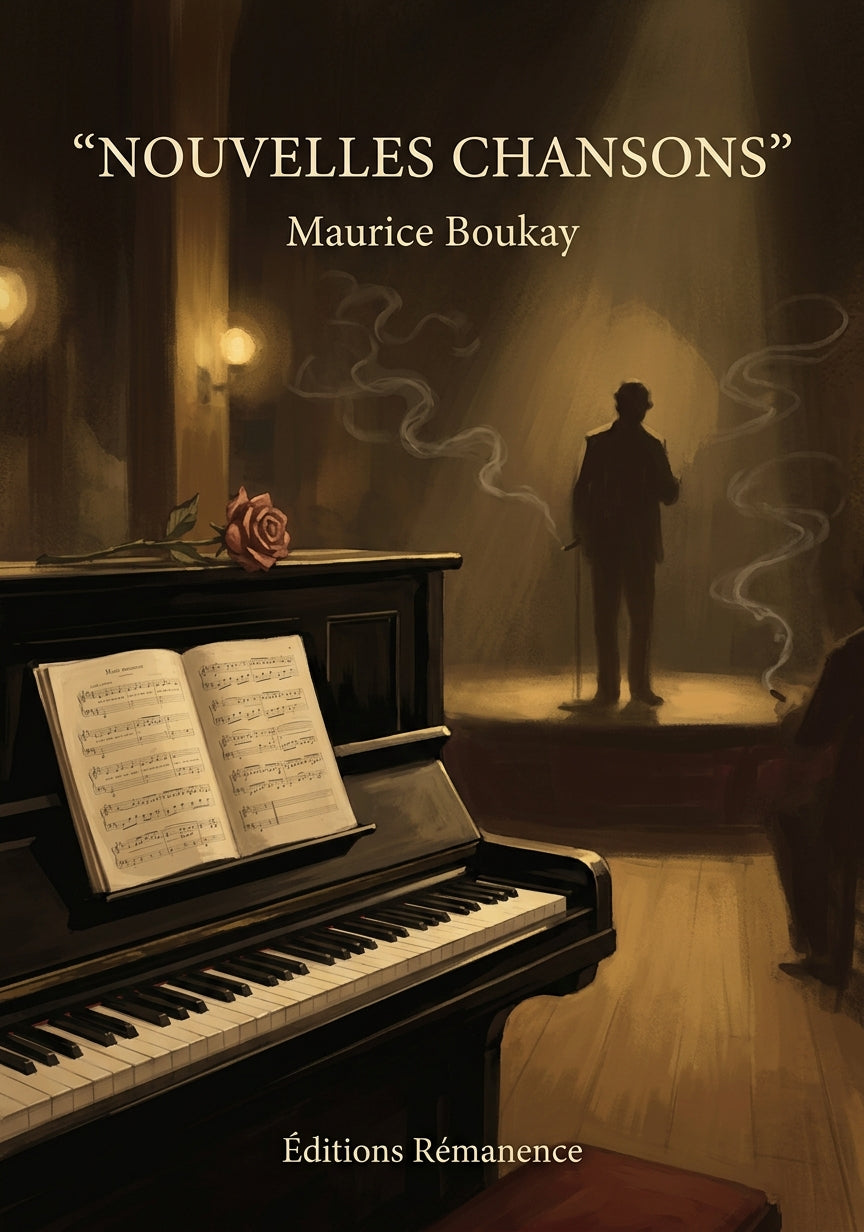 Livre Nouvelles Chansons par Maurice Boukay - Couverture - Editions Remanence