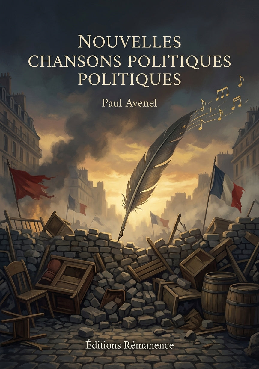 Livre Nouvelles chansons politiques par Paul Avenel - Couverture - Editions Remanence