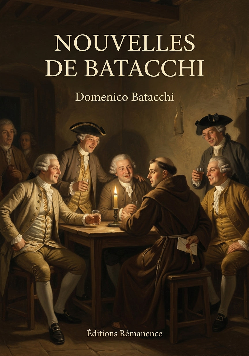 Livre Nouvelles de Batacchi par Domenico Batacchi - Couverture - Editions Remanence