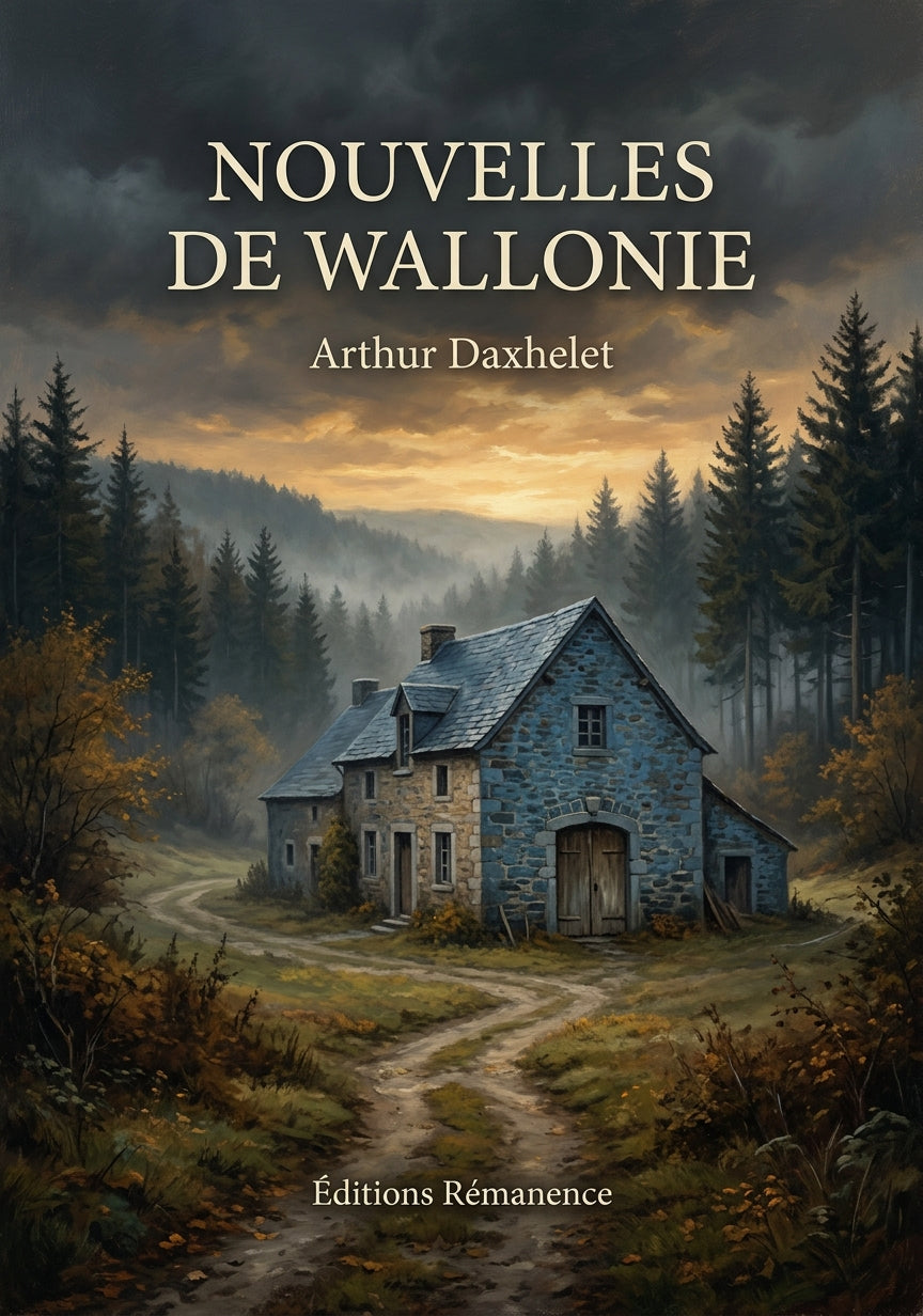 Livre Nouvelles de Wallonie par Arthur Daxhelet - Couverture - Editions Remanence
