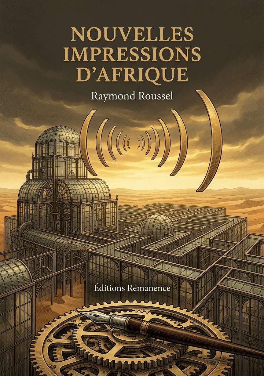 Livre Nouvelles Impressions d’Afrique par Raymond Roussel - Couverture - Editions Remanence