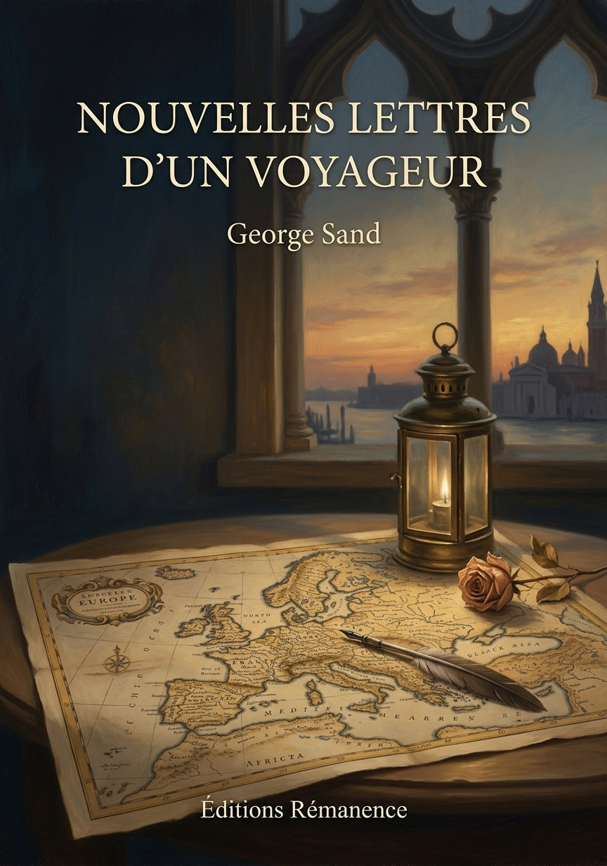 Livre Nouvelles Lettres d’un voyageur par George Sand - Couverture - Editions Remanence