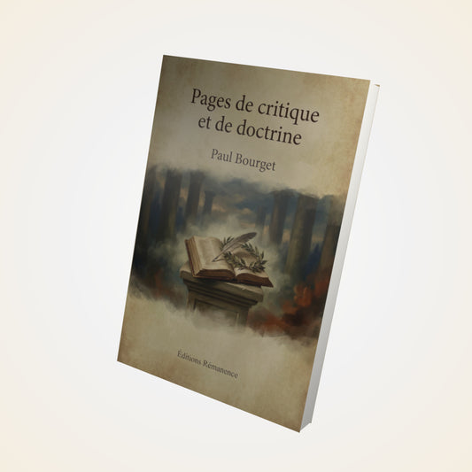Livre Nouvelles pages de critique et de doctrine – Paul Bourget - Couverture 3D