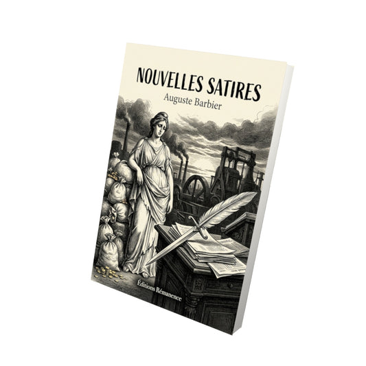 Livre Nouvelles Satires par Auguste Barbier - Vue 3D - Editions Remanence