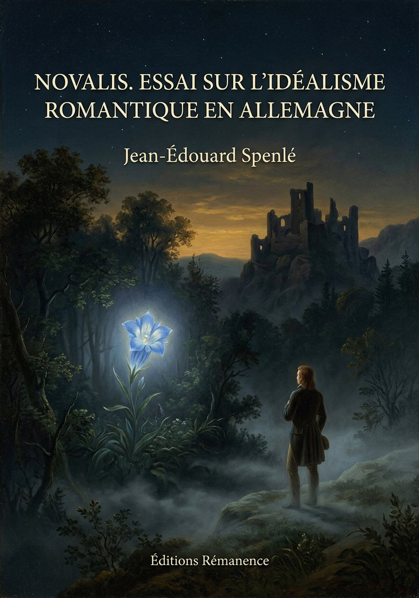Livre Novalis. Essai sur l’idéalisme romantique en Allemagne par Jean-Édouard Spenlé - Couverture - Editions Remanence