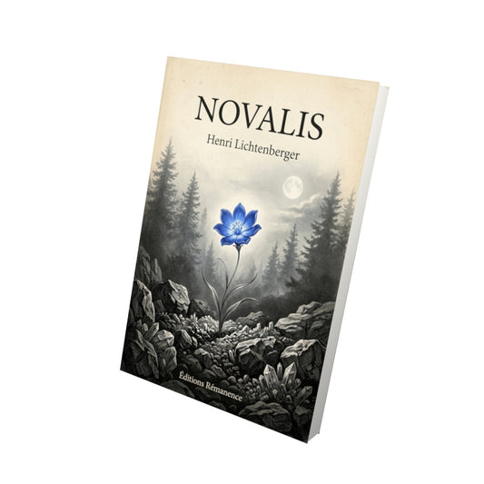 Livre Novalis par Henri Lichtenberger - Vue 3D - Editions Remanence