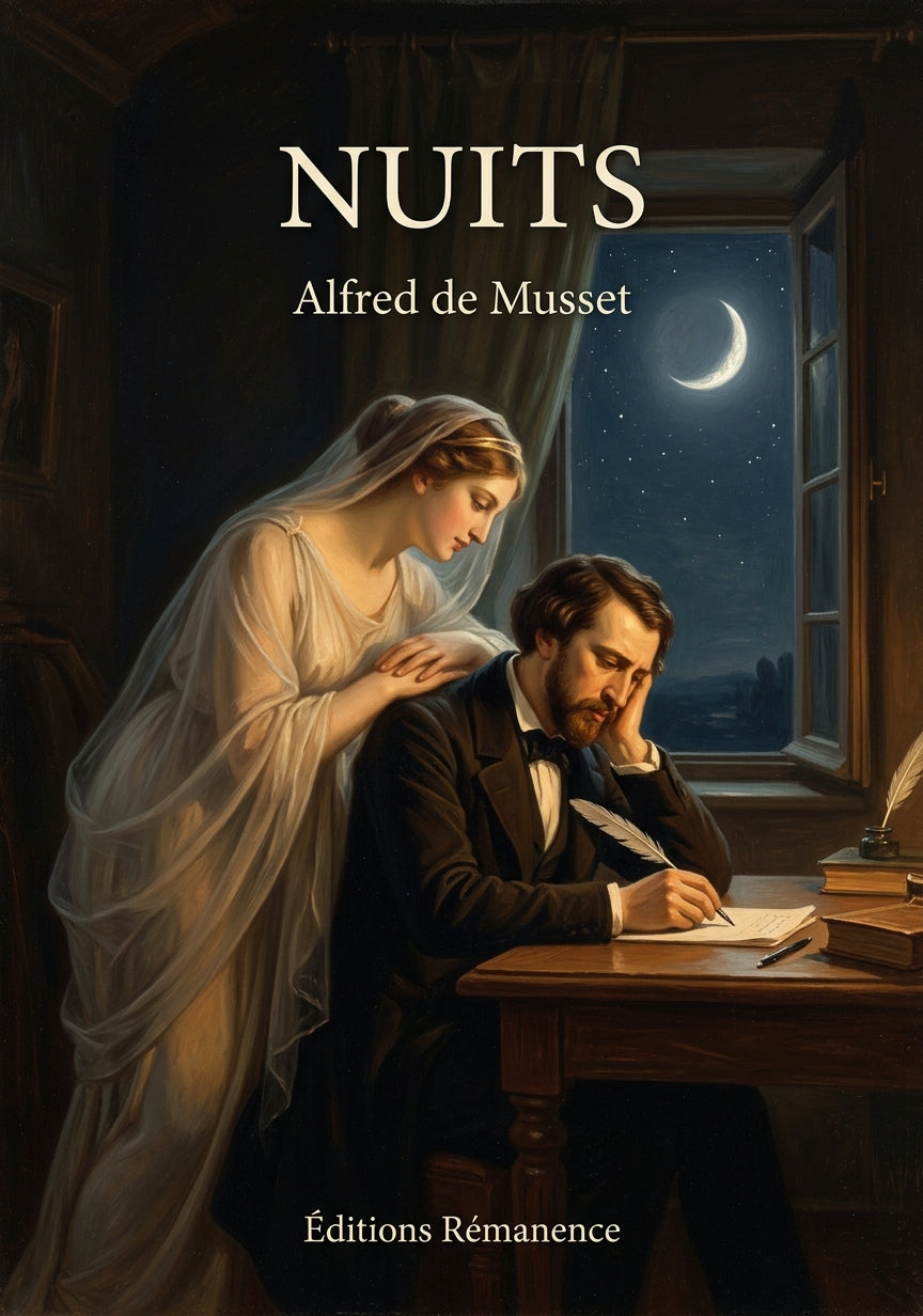 Livre Nuits par Alfred de Musset - Couverture - Editions Remanence