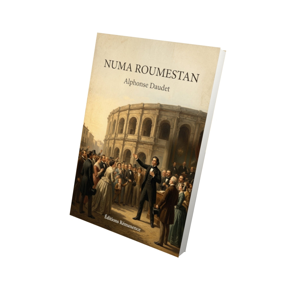 Livre Numa Roumestan - Alphonse Daudet - Vue 3D - Editions Remanence