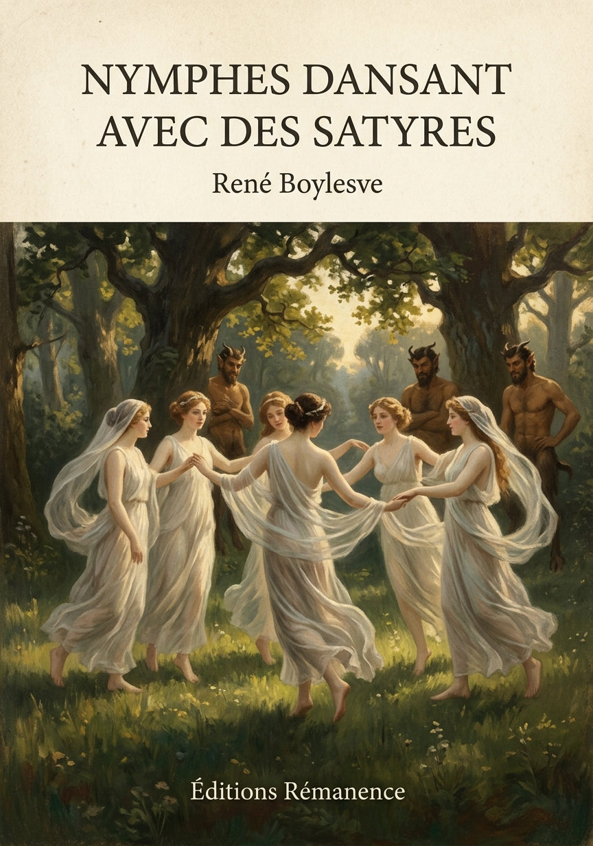 Nymphes dansant avec des satyres - René Boylesve (Couverture)