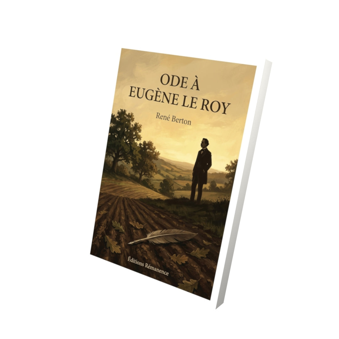 Livre Ode à Eugène Le Roy par René Berton - Vue 3D - Editions Remanence