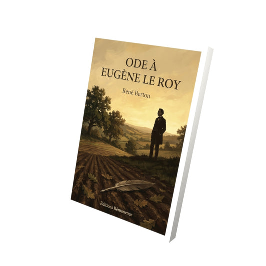 Livre Ode à Eugène Le Roy par René Berton - Vue 3D - Editions Remanence