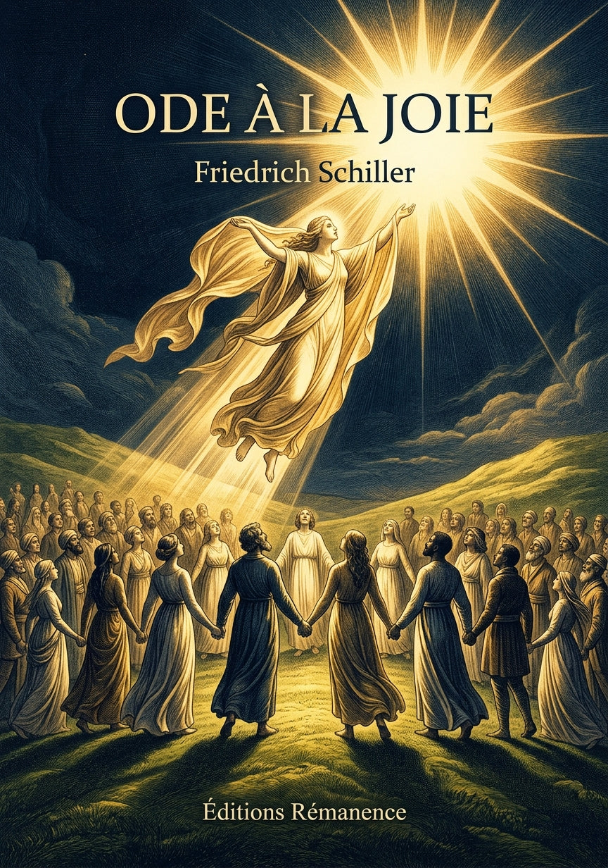 Livre Ode à la joie par Friedrich Schiller - Couverture - Editions Remanence