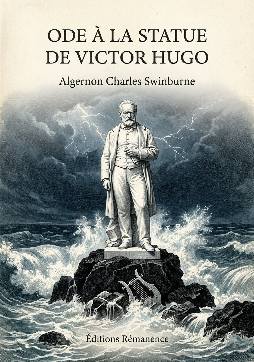 Livre Ode à la statue de Victor Hugo par Algernon Charles Swinburne - Couverture - Editions Remanence