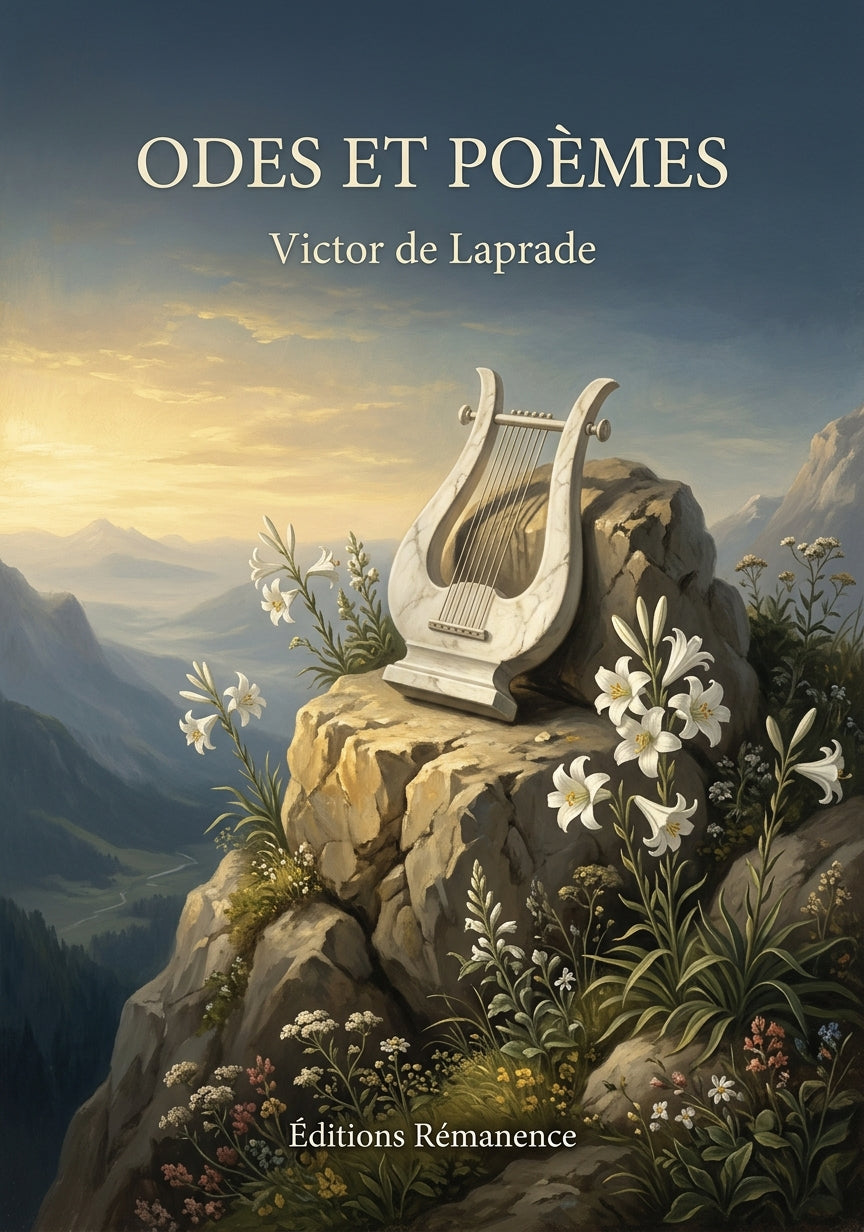 Livre Odes et Poèmes par Victor de Laprade - Couverture - Editions Remanence