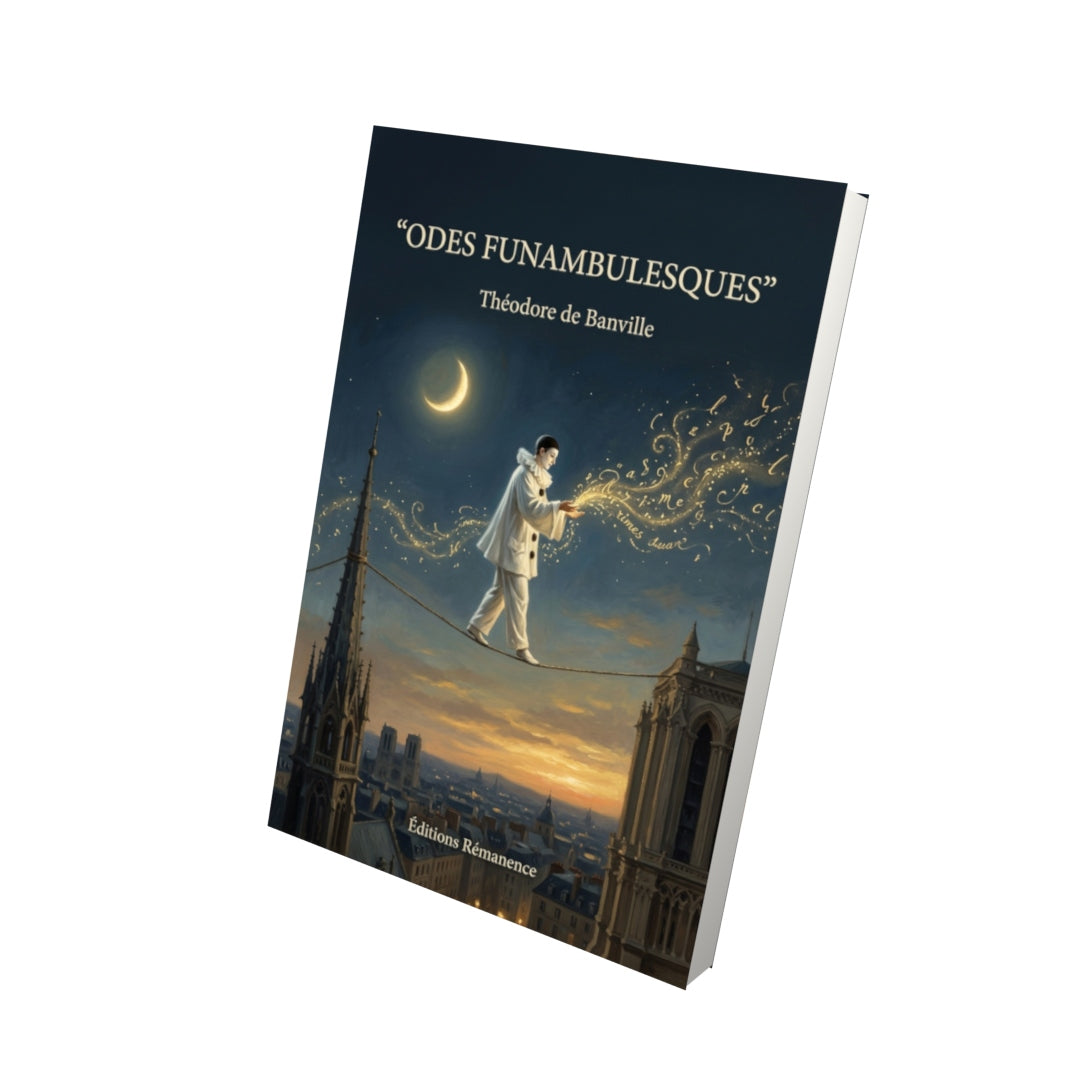 Livre Odes funambulesques par Théodore de Banville - Vue 3D - Editions Remanence