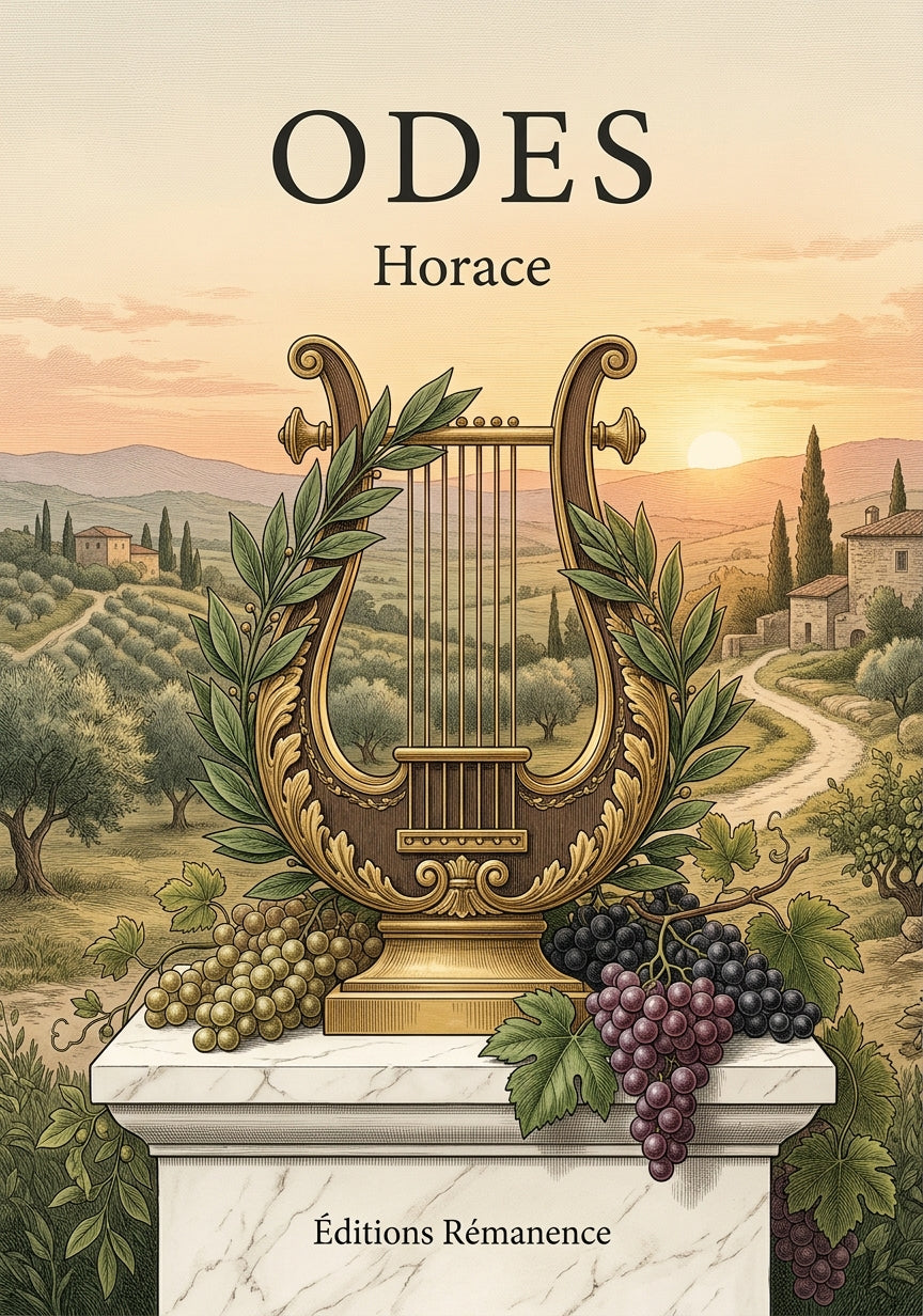 Livre Odes par Horace - Couverture - Editions Remanence