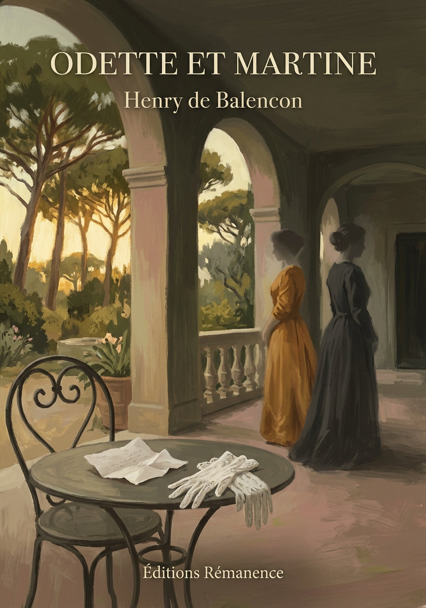 Livre Odette et Martine par Henry de Balencon - Couverture - Editions Remanence
