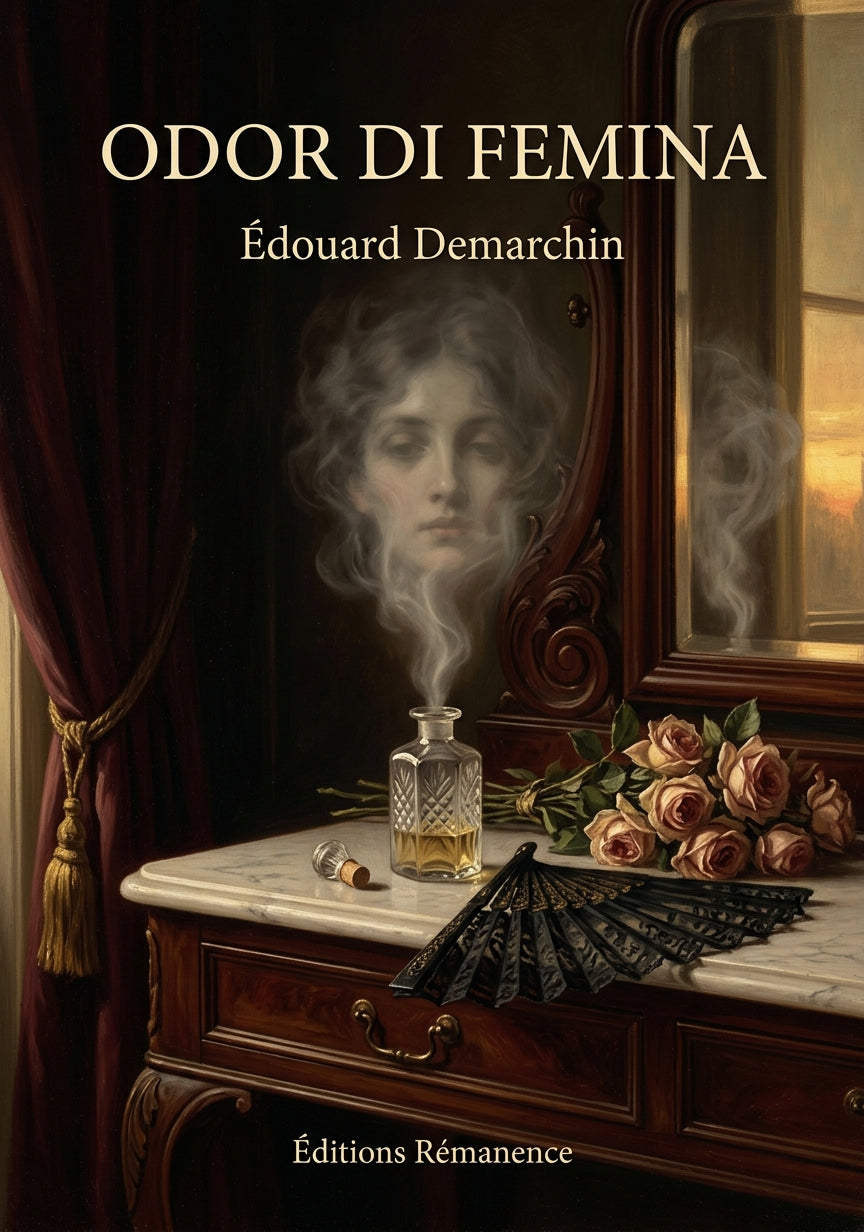 Livre Odor di femina par Édouard Demarchin - Couverture - Editions Remanence