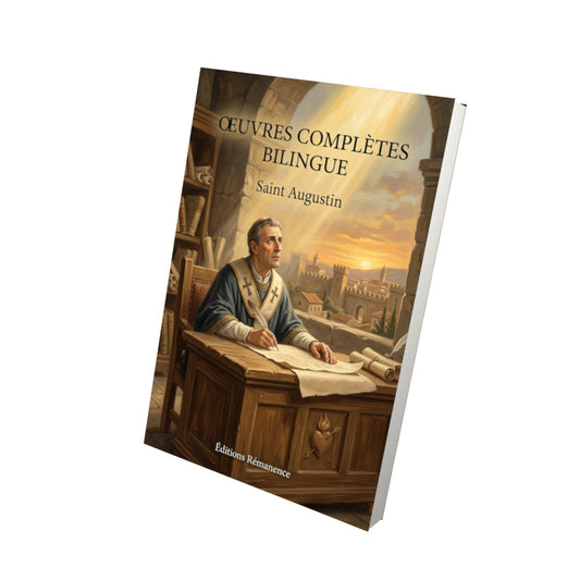 Livre Oeuvres complètes bilingue - Saint Augustin - Vue 3D - Editions Remanence