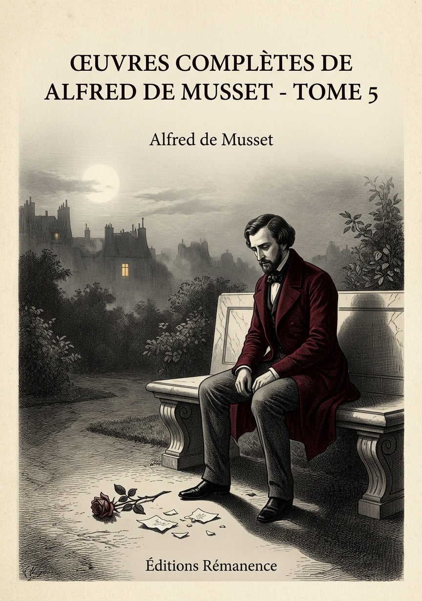 Œuvres complètes de Alfred de Musset - Tome 5 - Alfred de Musset (Couverture)