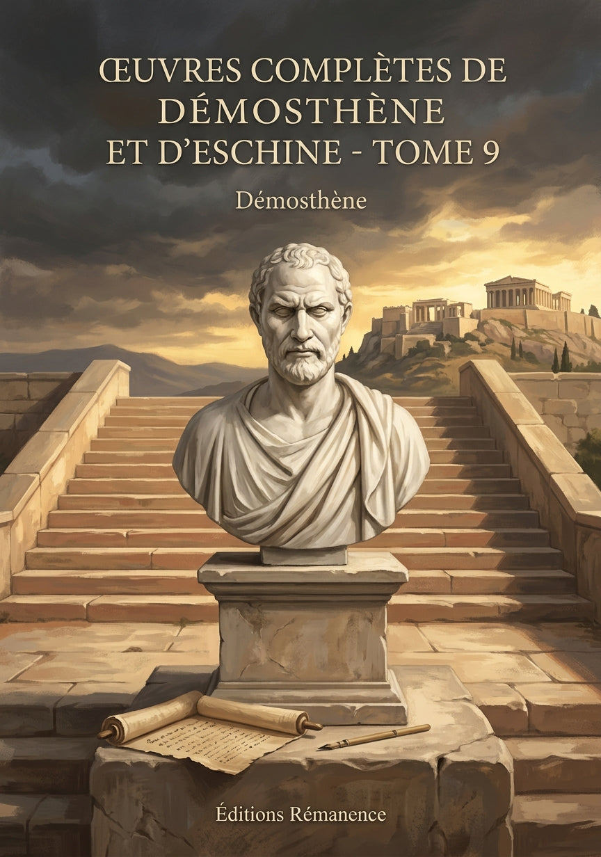 Livre Oeuvres complètes de Démosthène et d'Eschine - Tome 9 par Démosthène - Couverture - Editions Remanence