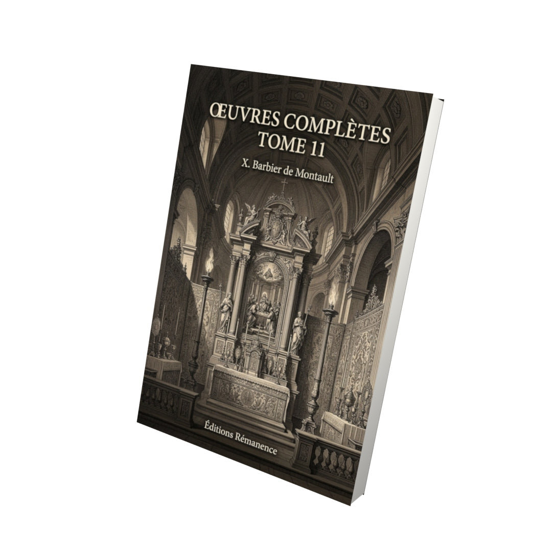 Livre Oeuvres complètes Tome 11 - Louis-Gaston de Ségur - Vue 3D - Editions Remanence