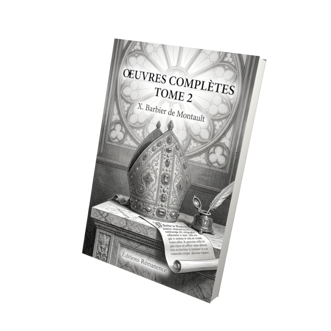 Livre Oeuvres complètes Tome 2 - Louis-Gaston de Ségur - Vue 3D - Editions Remanence