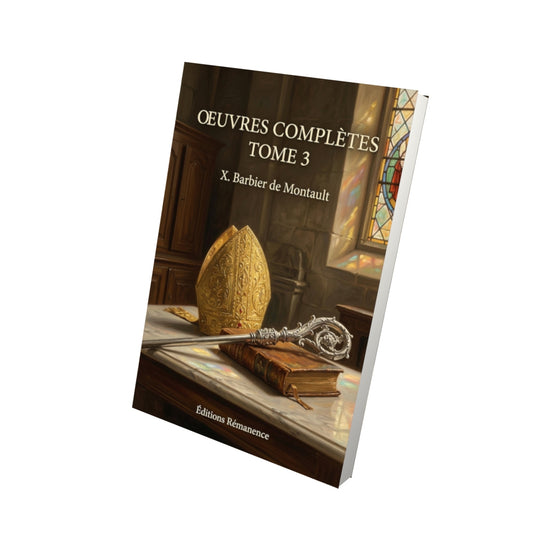 Livre Oeuvres complètes Tome 3 - Saint Alphonse de Liguori - Vue 3D - Editions Remanence