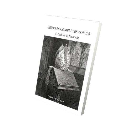 Livre Oeuvres complètes Tome 5 - Saint François de Sales - Vue 3D - Editions Remanence