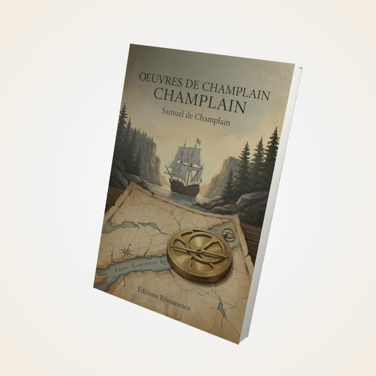 Livre Oeuvres de Champlain - Samuel de Champlain - Couverture 3D