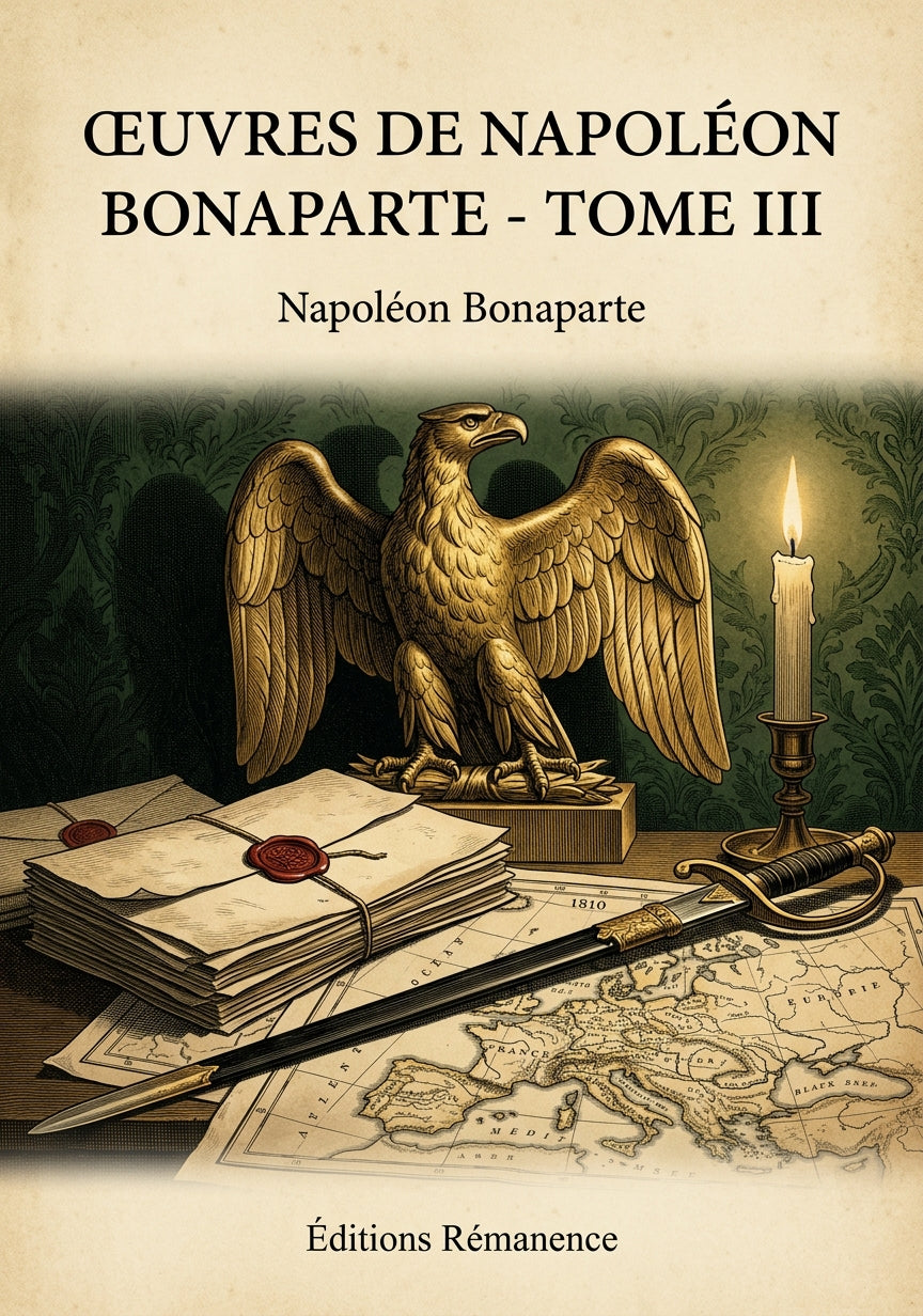 Œuvres de Napoléon Bonaparte - Tome III - Napoléon Bonaparte (Couverture)