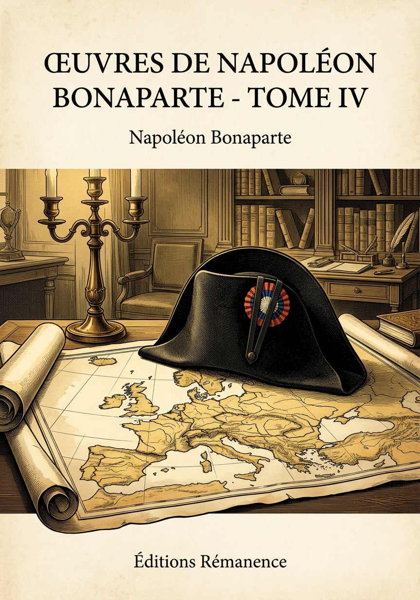 Œuvres de Napoléon Bonaparte - Tome IV - Napoléon Bonaparte (Couverture)
