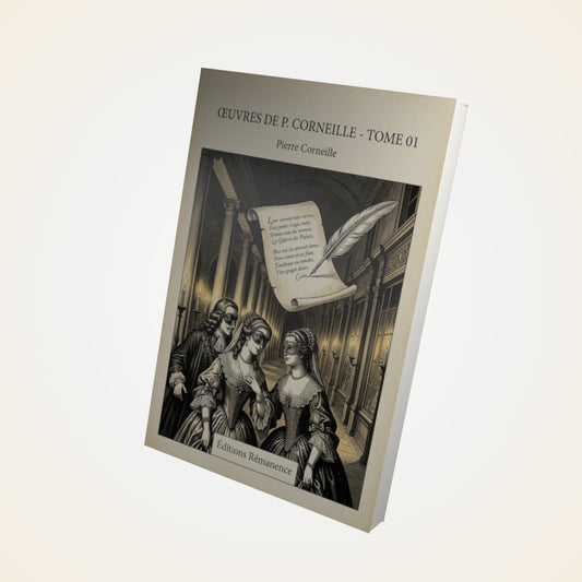Livre Œuvres de P. Corneille - Tome 01 - Pierre Corneille - Couverture 3D