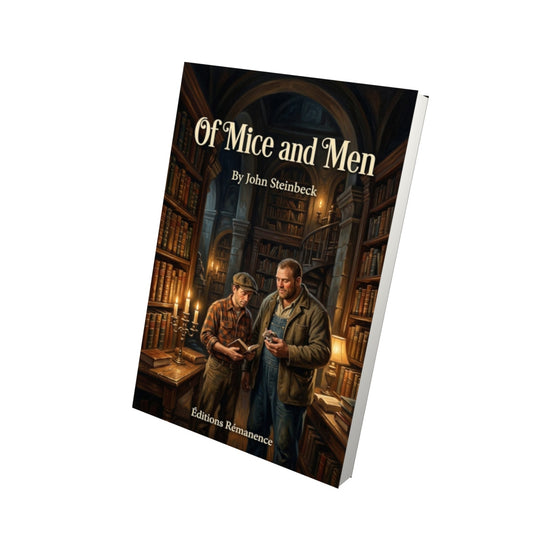 Livre Of Mice and Men - Vue 3D - Editions Remanence
