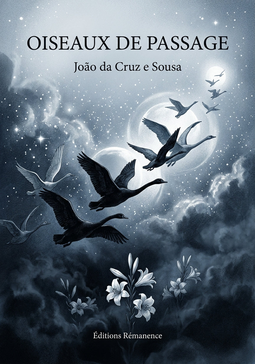 Livre Oiseaux de passage par João da Cruz e Sousa - Couverture - Editions Remanence
