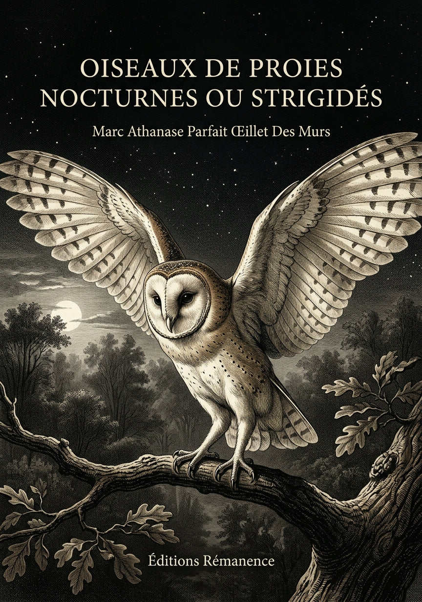 Livre Oiseaux de proies nocturnes ou strigidés par Marc Athanase Parfait Œillet Des Murs - Couverture - Editions Remanence