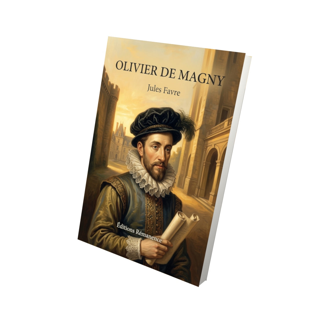 Livre Olivier de Magny par Jules Favre - Vue 3D - Editions Remanence