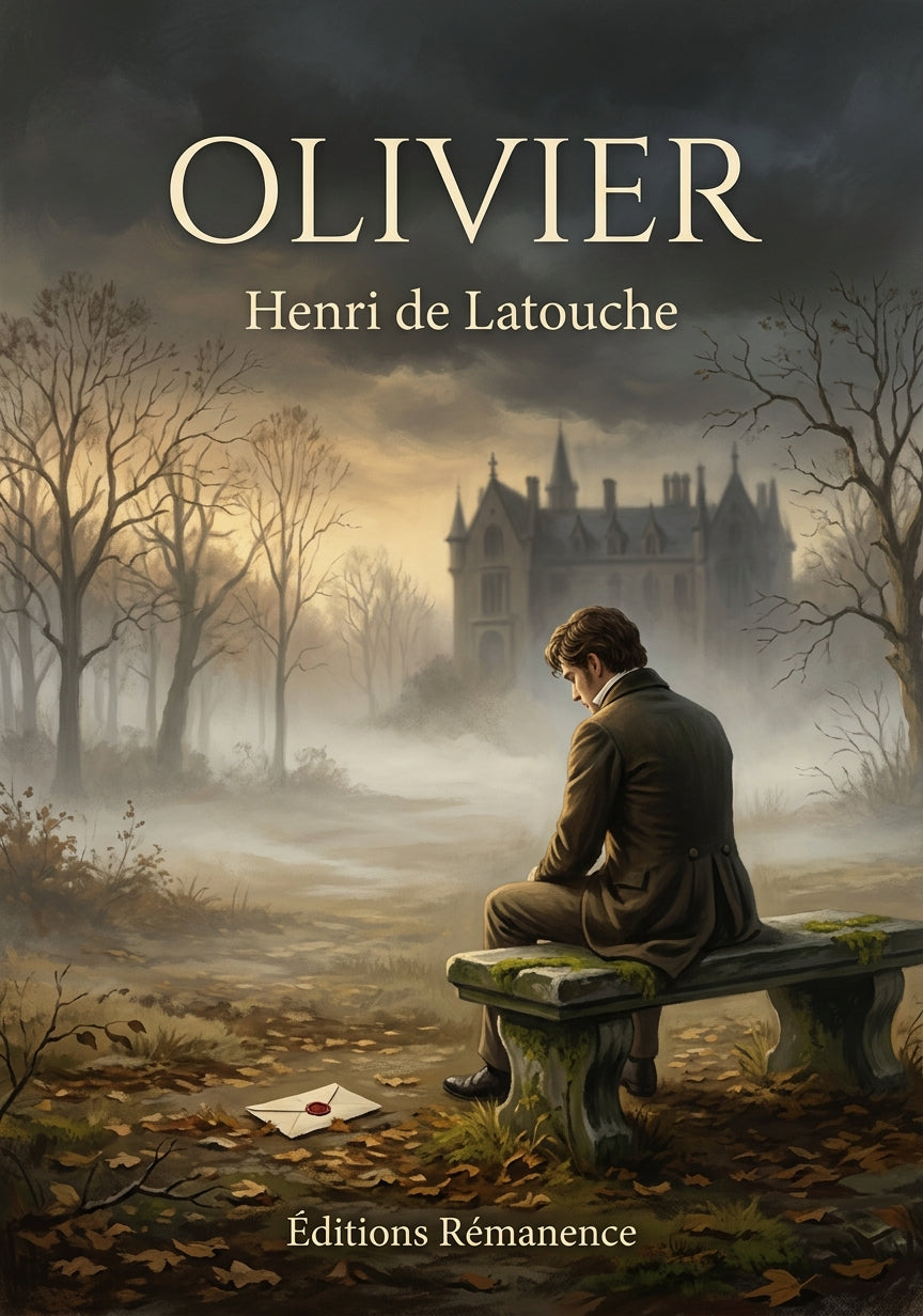 Livre Olivier par Henri de Latouche - Couverture - Editions Remanence