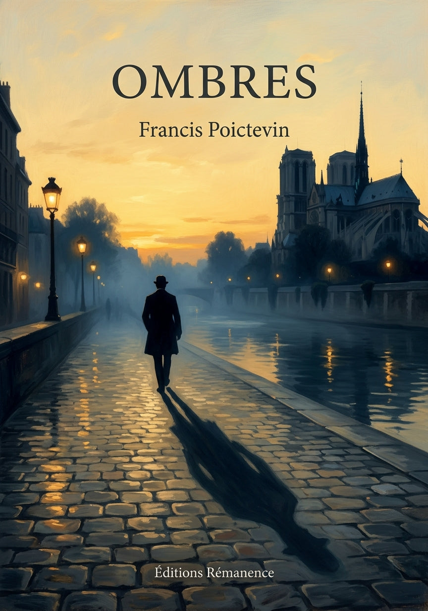 Livre Ombres par Francis Poictevin - Couverture - Editions Remanence