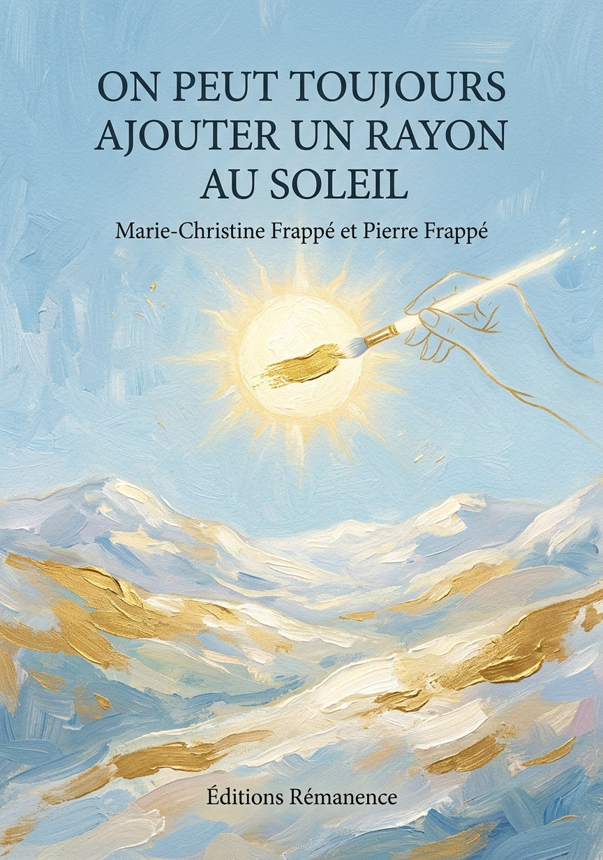 Livre On peut toujours ajouter un rayon au soleil par Marie-Christine Frappé et Pierre Frappé - Couverture - Editions Remanence