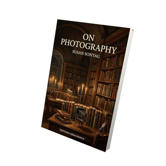 Livre On Photography – Susan Sontag - Vue 3D - Editions Remanence