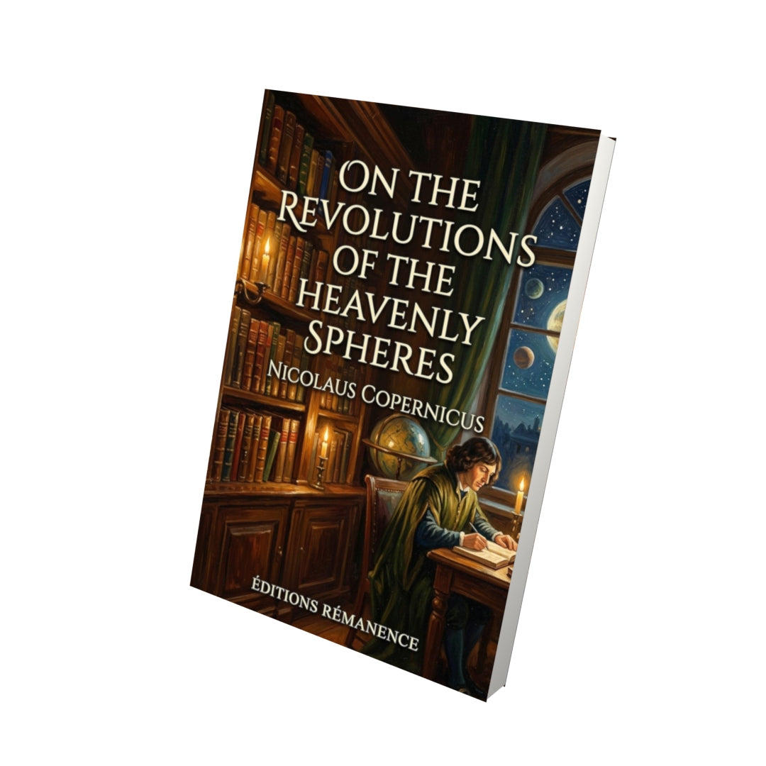 Livre On the Revolutions of the Heavenly Spheres – Nicolaus Copernicus - Vue 3D - Editions Remanence