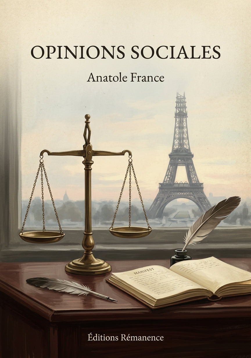 Opinions sociales - Anatole France (Couverture)