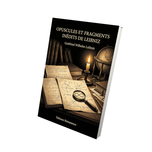 Livre Opuscules et fragments inédits de Leibniz par Gottfried Wilhelm Leibniz - Vue 3D - Editions Remanence