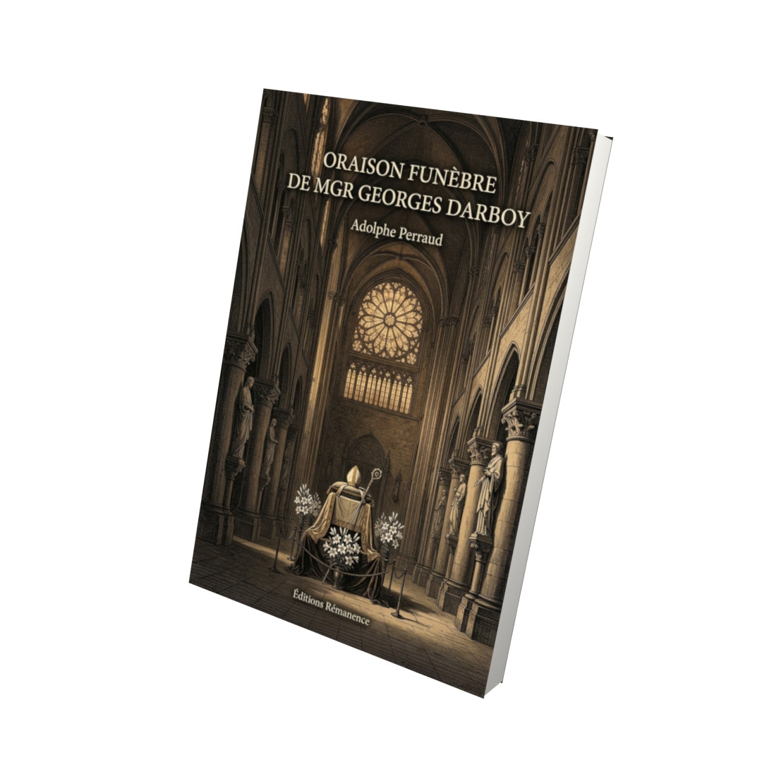 Livre Oraison funèbre de Mgr Georges Darboy - Adolphe Perraud - Vue 3D - Editions Remanence