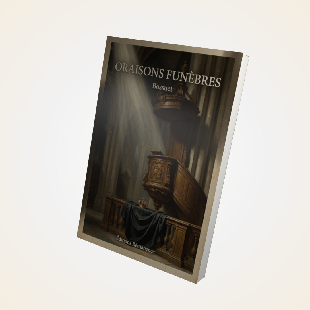 Livre Oraisons funèbres - Bossuet - Couverture 3D