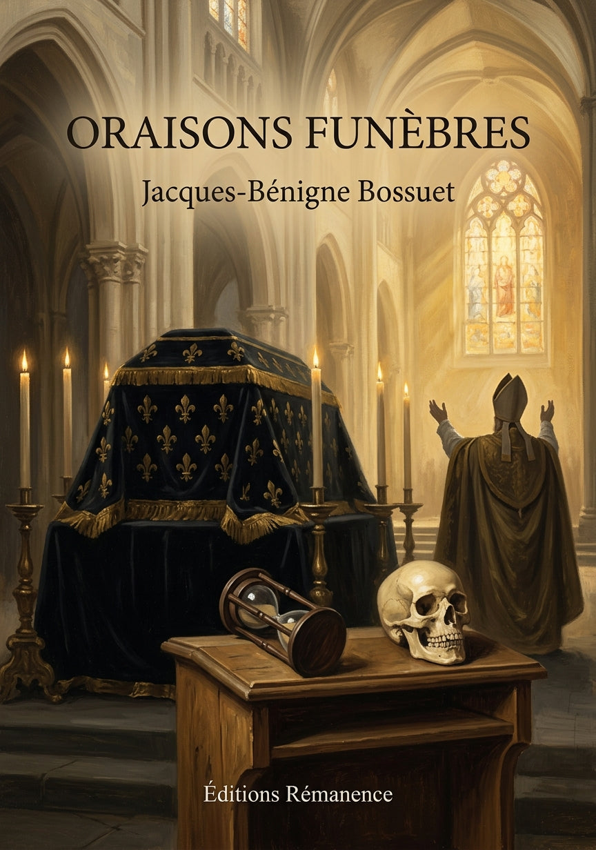 Livre Oraisons funèbres par Jacques-Bénigne Bossuet - Couverture - Editions Remanence