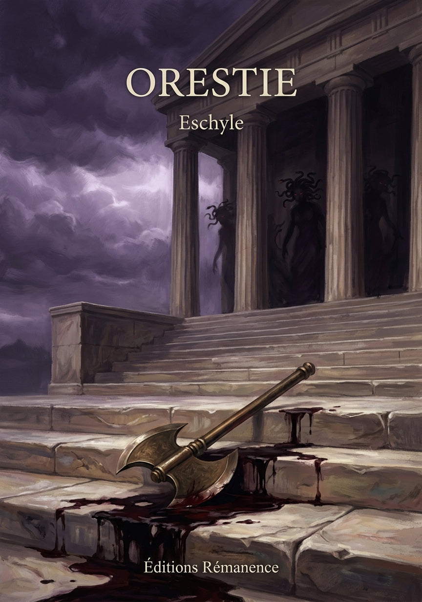 Livre Orestie par Eschyle - Couverture - Editions Remanence